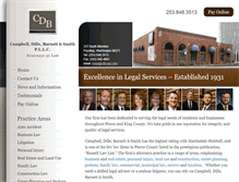Tablet Screenshot of cdb-law.com